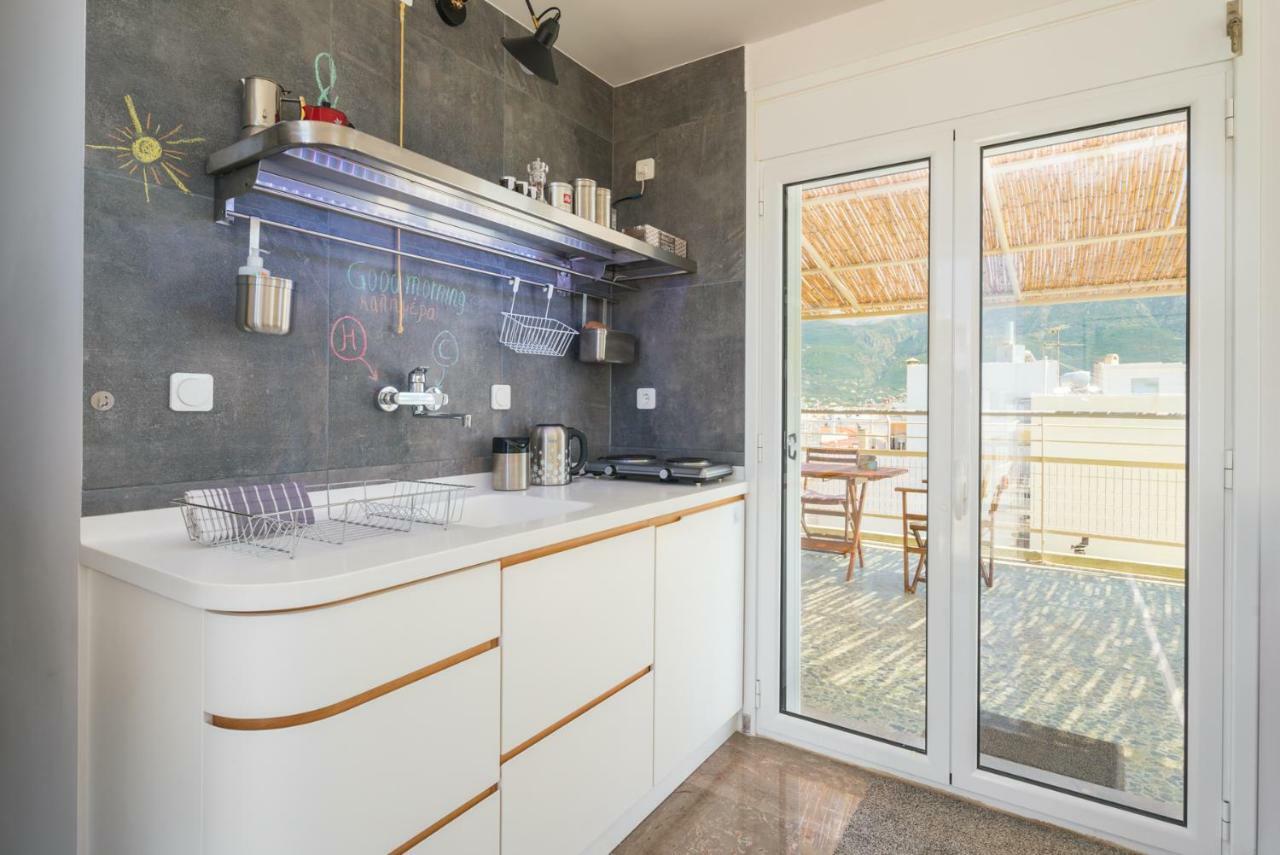 Seafront Penthouse Leo Leilighet Kalamáta Eksteriør bilde