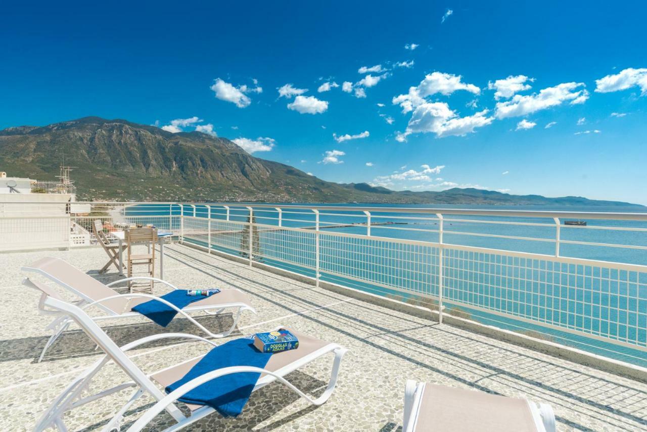 Seafront Penthouse Leo Leilighet Kalamáta Eksteriør bilde